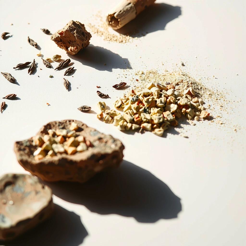 Rohe alpine Inhaltsstoffe